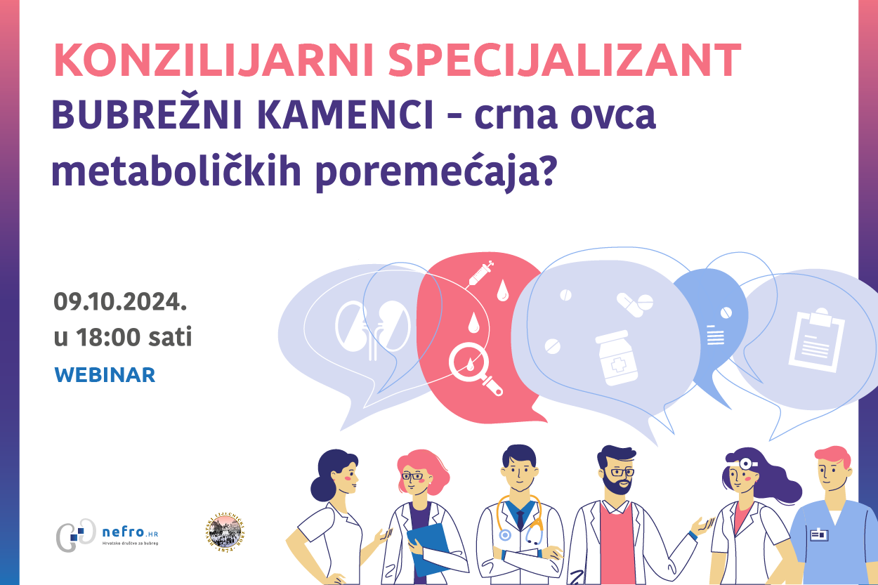 KONZILIJARNI SPECIJALIZANT - BUBREŽNI KAMENCI - crna ovca metaboličkih poremećaja?